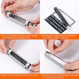 Bảng Số Điện Thoại để taplo Ô Tô xe hơi, sản phẩm không thể thiếu cho mỗi chiếc xe