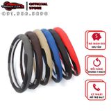 Freeship Bọc vô lăng da PU cao cấp cho xe hơi chất da đẹp Cỡ 38cm cho Sedan, SUV da đẹp bền đến 5 năm