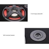 Loa Sub Siêu trầm gầm ghế xe tải, xe bus, xe gia đình điện 12-24V Mã  K-C8 dùng được bluetooth và điện 220V nhập khẩu