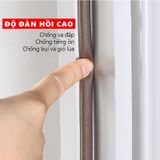 Combo 10 mét gioăng D, gioăng dán cửa gỗ, gioăng giảm trấn, gioăng chống ồn cánh cửa nhà, gioăng chống bụi, ron D