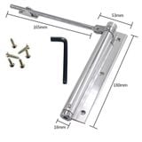 Bản Lề Cửa Tự Động Xịn Đóng Cửa Thông Minh Có Thể Điều Chỉnh Lực Đẩy, Chịu Lực Tối Đa Đến 80kg Cho Văn Phòng, Cửa Hàng