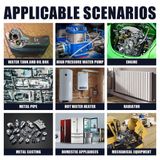 Keo Dán Sắt AB Chịu Nhiệt 50Gr ♥️ ♥️ Keo Vá Vết Nứt, Thủng Kim Loại Siêu Chắc