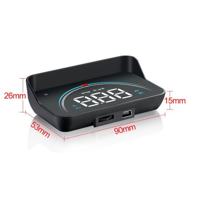 HUD M8 cắm cổng OBD 2