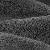 Khăn Lau Xe Hơi Hai Mặt Da Lộn Hai Màu đỏ xám Micro Fiber thấm hút nhanh không phai màu không để lại bụi, chuyên nghiệp