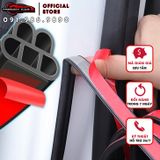 Dải cao su ô tô cấu tạo 5 lỗ thoát khí bảo vệ mép cửa, cách âm, chống thấm / chống bụi, tiện lợi cao cấp