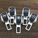 Chốt khoá dây đai an toàn xe MERCEDES-BENZ, Loại cải tiến hỗ trợ móc nối tiếp hàng cao cấp vật liệu inox bọc da dày dặn