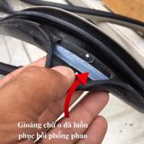1 mét gioăng luồn silicon phục hồi gioăng cửa bị xẹt,gioăng chống ồn,cách âm cực tốt ( phi 8)