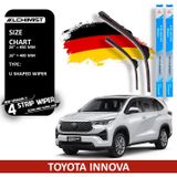 Phụ Kiện Xe TOYOTA Gạt Mưa Silicon Chống Xước Chính Hãng, CROSS VIOS CAMRY INNOVA FORTUNER ALTIS AVANZA YARIS WIGO VELOZ