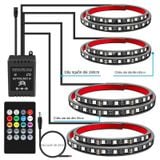 Dải đèn LED gầm xe trang trí khung xe ô tô Thanh đèn LED neon RGB Đèn trang trí dưới gầm xe ưu đãi