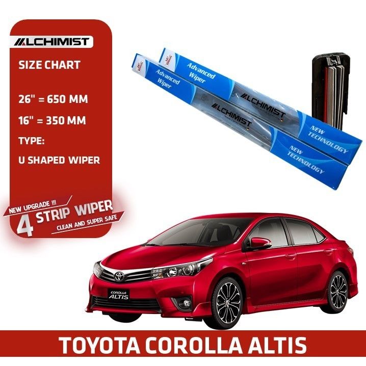 gạt mưa 4 lưỡi ô tô toyota altis