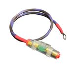 Cầu Chì Ống 60A Có Dây Nối Ắc Quy 8AWG độ nguồn loa sub, thiết bị âm thanh cho ô tô đảm bảo an toàn