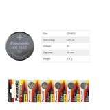 Pin Cúc Áo Panasonic CR2032 - CR2025 - CR2016 - CR1632 - CR1620 3V Lithium