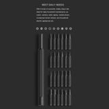 Bộ tua vít đa năng mini 24 đầu và 1 cán xoay chất liệu thép từ tính cao cấp sửa chữa máy móc, điện tử cỡ nhỏ