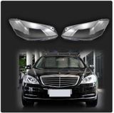 Vỏ đèn pha Mercedes Benz S-class W221, Ống kính thủy tinh trong suốt, Phụ kiện ô tô, 2005 - 2009, 2 phiên bản có sẵn