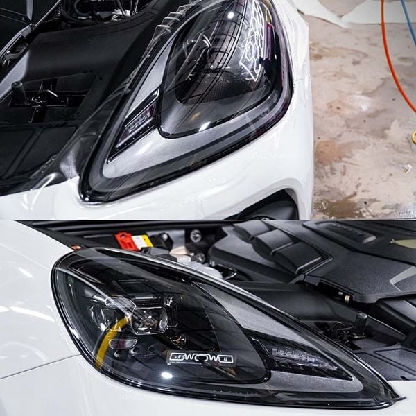 Decal PPF 3 lớp dán pha ô tô