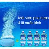 Combo Viên Sủi Rửa Kính Ô Tô chuyên dụng HSR bản quốc tế xuất khẩu chất lượng cao không lắng cặn