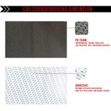 Tấm mút tiêu âm 3M™ 9448A ô tô Phụ kiện ô tô Tấm lót cách nhiệt Giảm âm thanh Chống ồn 80* 50 * 1.5cm
