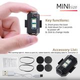 Đèn Nhấp Nháy trang trí Ban Đêm 7 Màu Sắc nhiều chế độ Gắn Xe Máy, Ô tô, Máy Bay đồ chơi Điều Khiển Từ Xa