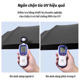 Ô Che Mưa Dù Gấp Gọn 10 Nan Chống Tia Uv Đóng Mở Tự Đóng Có Đèn Led Sun.z