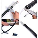 Dây bọc bảo vệ dây rửa xe cao áp, ống xoắn ruột gà cường lực loại tốt hàng chuyên dụng bó dây bọc ống nhiều kích thước