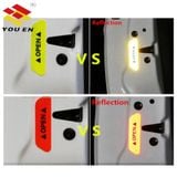 Bộ 4 decal dán phản quang OPEN cánh cửa xe ô tô - Phản Quang báo hiệu cửa xe đang mở loại tốt nhiều màu tuỳ chọn