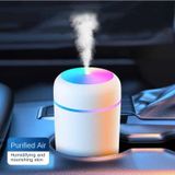 Máy Phun Sương Tạo Độ Ẩm Không Khí Dung Tích 300ml Kết Hợp Với Đèn Led - Dạng Cầm Tay Dùng Được Trong Xe Hơi ⚡️HÀNG HOT