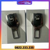 Chốt cài dây an toàn loại Cao cấp bọc da phiên bản cải tiến có thể móc nối tiếp full Logo Hãng xe