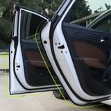 Gioăng chữ D chống ồn cách nhiệt cánh cửa xe ô tô sẵn băng keo bóc dán