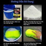 Bột rửa xe Ô Tô Car Shampoo Powder, tẩy rửa sạch sẽ, an toàn cho sơn xe bột rửa xe không chạm công thức tạo bọt từ Đức