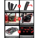Dải cao su ô tô cấu tạo 5 lỗ thoát khí bảo vệ mép cửa, cách âm, chống thấm / chống bụi, tiện lợi cao cấp