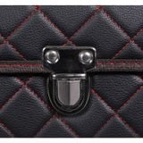 Thùng đựng đồ đa năng cốp sau ô tô bọc da cao cấp , có nắp gấp, gọn gàng , có khoá, lõi gỗ cứng cáp chắc chắn