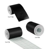 Decal Carbon Bảo Vệ Ô tô Miếng Dán Chống Trầy, Ốp chân Gắn Cửa Bảo Vệ chống Bước Trang Trí Xe Ô Tô Băng Fiber 3D