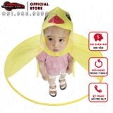 Áo mưa con vịt, ao mưa trẻ em, áo mưa ngộ nghĩnh, áo mưa dễ thương, quà tặng đáng yêu cho bé trendyhome