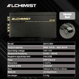Bộ Khuếch Đại DSP Alchimist AD1C-800, DSP mono 1 kênh Class D - Max 800 W cho Loa Sub hơi Ô tô