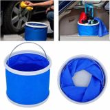 Freeship 30K Xô nước 11 lít gấp gọn đa năng lau rửa, đi phượt, câu cá, đựng đồ, chứa nước tiện dụng