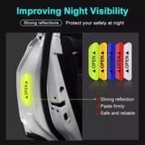 Bộ 4 decal dán phản quang trang trí ô tô OPEN cánh cửa xe ô tô - Phản Quang báo hiệu cửa xe đang mở loại tốt nhiều màu