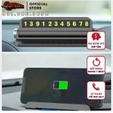 Bảng ghi số điện thoại để taplo xe, giá đỡ điện thoại thông minh cho xe hơi ô tô.