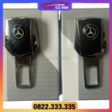 Chốt cài dây an toàn loại Cao cấp bọc da phiên bản cải tiến có thể móc nối tiếp full Logo Hãng xe