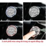 Đính đá Nút Start/Stop cho các hãng xe ô tô - Đính đá Sang trọng ô tô -Trang trí nút khởi động