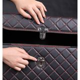 Hộp chứa đồ dài 76 cm bọc da sang trọng đa năng phù hợp đựng dụng cụ gia đinh hoặc để trên xe , thùng đựng đồ gập gọn loại cao cấp