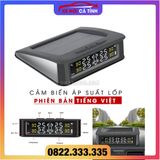 Cảm biến áp suất lốp ô tô TPMS Tiếng Việt bản cao cấp 2023 Màn LCD Pin hỗ trợ năng lượng mặt trời tuổi thọ pin 5 năm