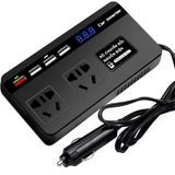 Biến tần điện ô tô, Bộ chuyển đổi điện tự động tẩu sạc DC 12V / 24V sang AC 110V / 220V, Bật lửa đốt thuốc lá cho xe, 10