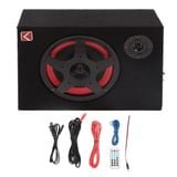 Loa Sub Siêu trầm gầm ghế xe tải, xe bus, xe gia đình điện 12-24V Mã  K-C8 dùng được bluetooth và điện 220V nhập khẩu