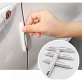Bộ Set 4 chiếc dán phản quang báo hiệu an toàn chống va chạm cánh cửa ngoại thất ô tô Freeship