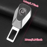 Chốt cài dây an toàn cho xe ô tô, chốt khóa an toàn cao cấp loại có khe cắm chồng logo xe Toyota Honda Kia Hyundai