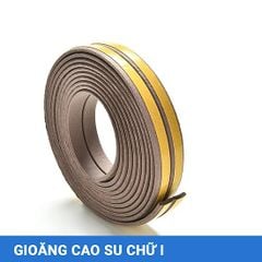 Ron cửa cuộn bán theo mét dài Gioăng cao su chữ I chống ồn, ngăn Bụi cửa Sổ (roncua)