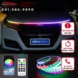Đèn LED 12V dài 180CM Gắn nắp capo với đèn Led trang trí nhiều màu có điều khiển rời nhiều phong cách trẻ trung