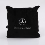 Chăn 2 trong 1 mercedes, gối tựa lưng trên xe , chăn gối cho xe hơi,