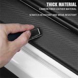 Bộ 4 Miếng Da Sợi Carbon dán Chống Trầy Nẹp bước chân Cửa Xe Hơi  Decal bậc vân carbon trơn Chống Trầy Xước Bậc Cửa