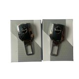 Chốt khoá dây đai an toàn xe KIA, hàng cao cấp vật liệu inox bọc da dày dặn loại cải tiến hỗ trợ móc nối tiếp